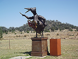 The Parade of Heroes at Ceramic Break Sculpture Park - Warialda