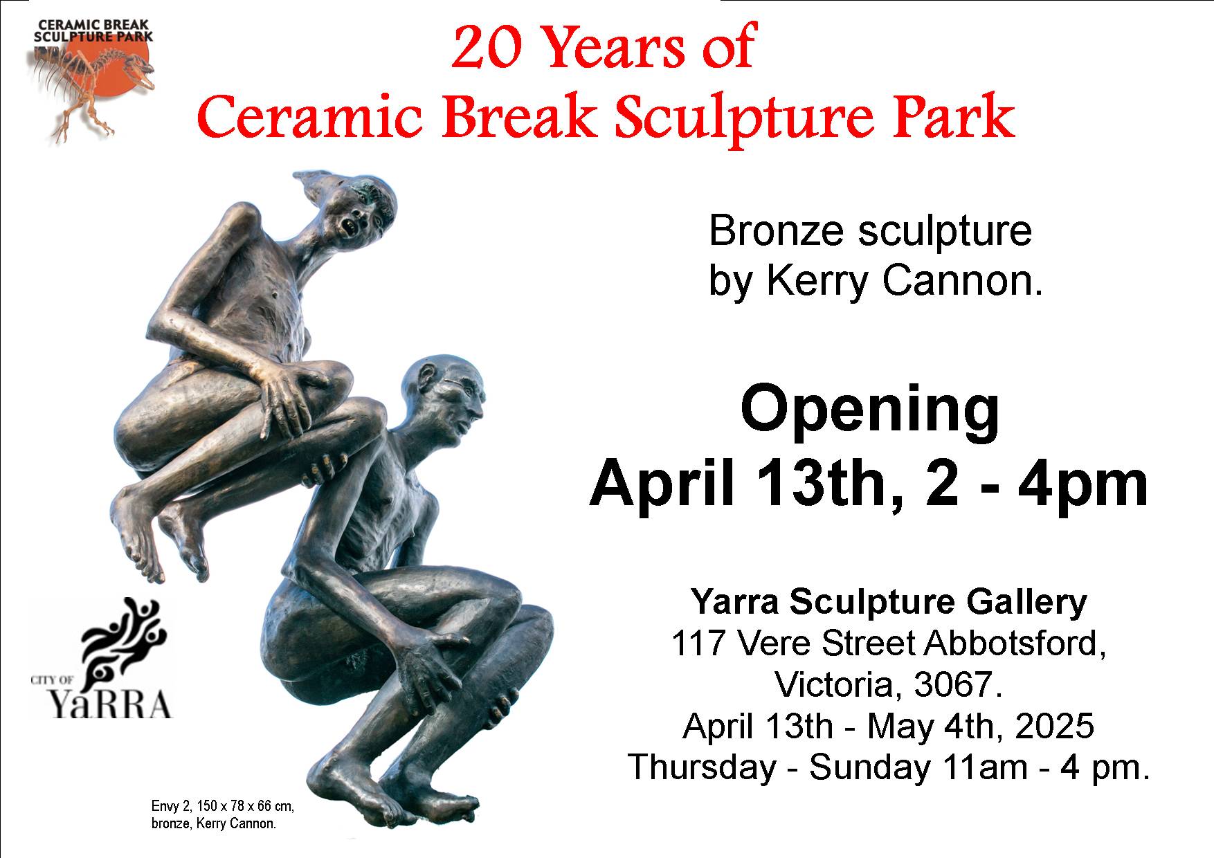 Yarra Sculpture Gallery April 2025