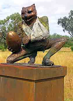 Mascot for the Warialda Football team